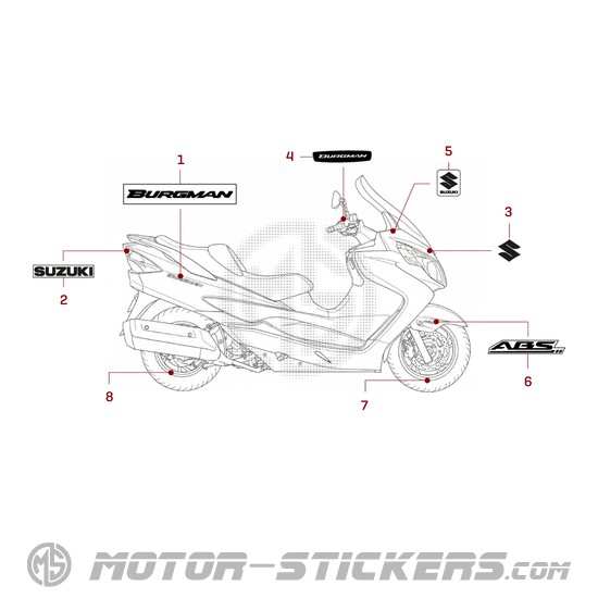 Suzuki AN400 BURGMAN 2016