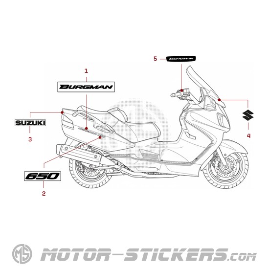 Suzuki AN650 BURGMAN 2003