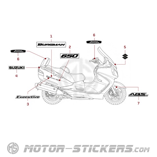 Suzuki AN650 BURGMAN Executive 2009