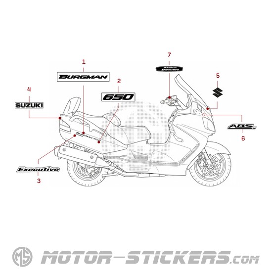 Suzuki AN650 BURGMAN Executive 2012