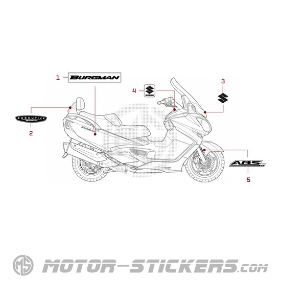 Suzuki AN650 BURGMAN Executive 2015