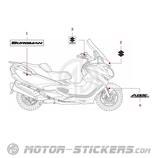 Suzuki AN650 BURGMAN 2016