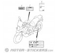 Suzuki DL 650 V-Strom 2017 - Warnhinweise