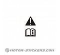 Suzuki EN125 2003 - Caution Labels