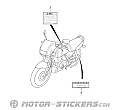 Suzuki EN125 2006 - Caution Labels
