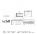 Suzuki GSX 1300 B-King 2008 - Waarschuwingslabels