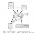 Suzuki GSX 1300R Hayabusa 2002 - Caution Labels