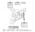 Suzuki GSX R 600 2004 - Etichette di avvertenza