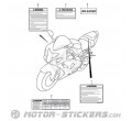 Suzuki GSX R 750 2004 - Caution Labels