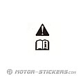 Suzuki RGV250 1993 - Etiquetas de precaución