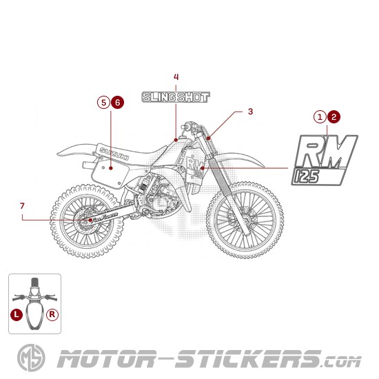 Suzuki RM125 1988
