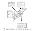 Suzuki SV 650S 2000 - Caution Labels