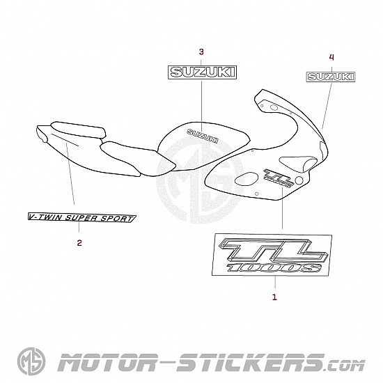 Suzuki TL 1000S 2000