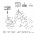 Suzuki VS 800 Intruder 1992 - Warnhinweise