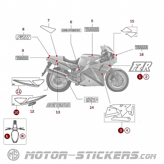 Yamaha FZR 1000 1990