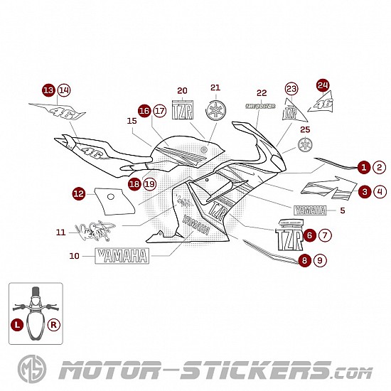 Yamaha TZR 50 2008