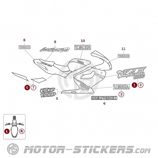 Yamaha YZF 1000R Thunderace 2000