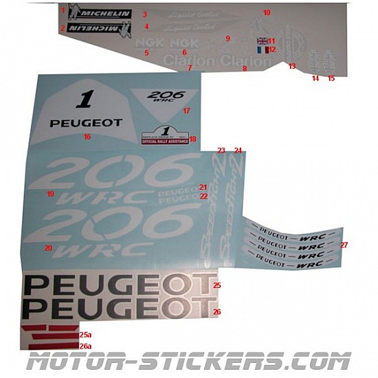 Peugeot Speedfight 206 WRC 2003