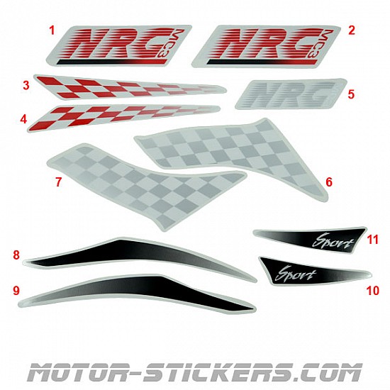 For Piaggio NRG 2003 MC3 Scooter Moped Decals Stickers Graphics - AliExpress