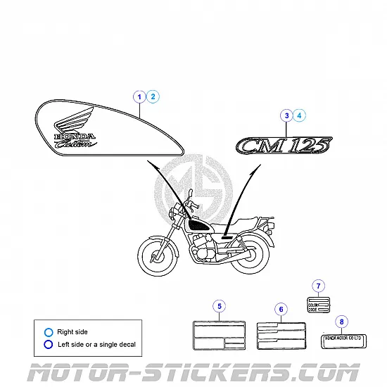 Honda CM 125 Custom 1999