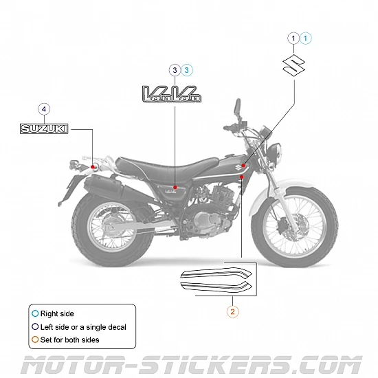 Suzuki RV 125 VANVAN 2009