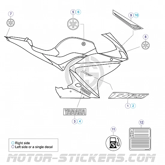 Yamaha YZF 125R 2012