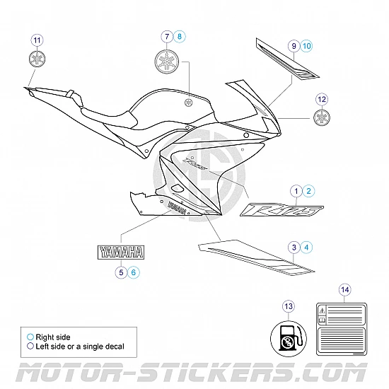 Yamaha YZF 125R 2012