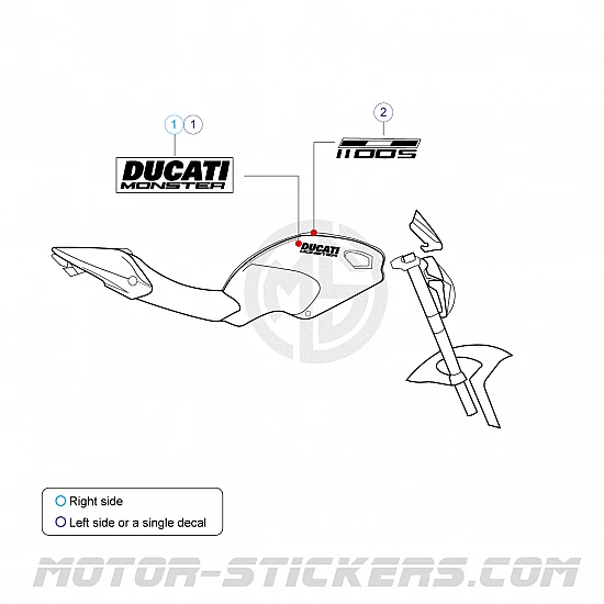 Ducati Monster 1100S 2010