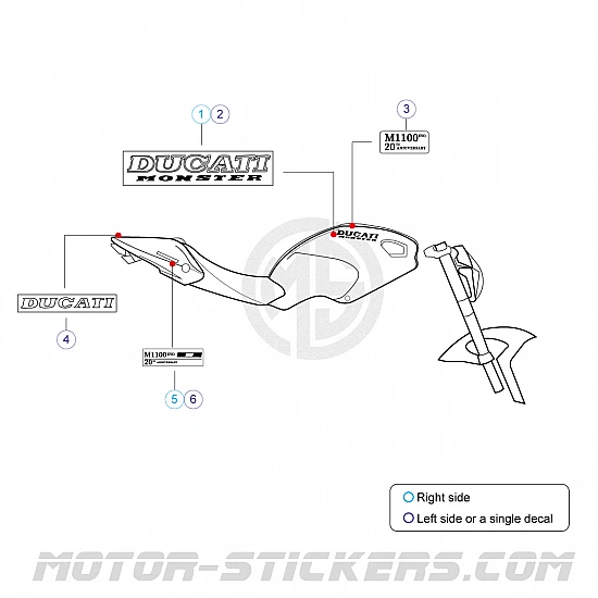 Ducati Monster 1100 20 Anniversary 2013