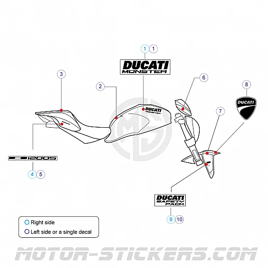 Ducati Monster 1200S Stripe 2015
