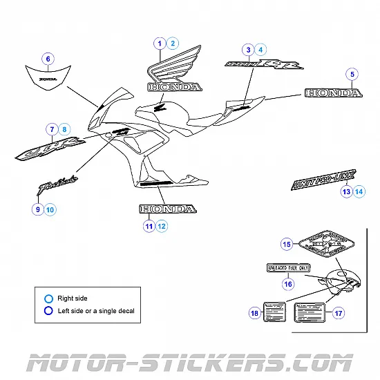 Honda CBR 1000RR Fireblade 2006