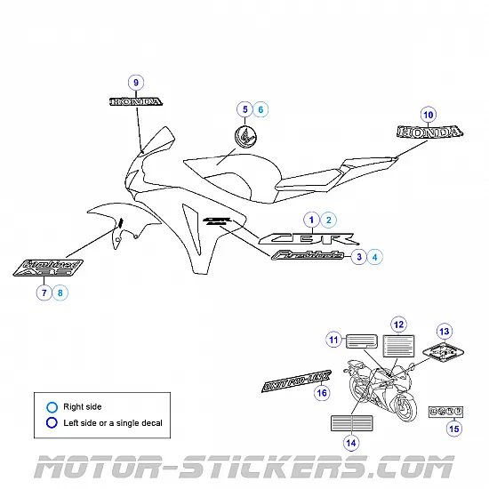 Honda CBR 1000RR Fireblade 2009