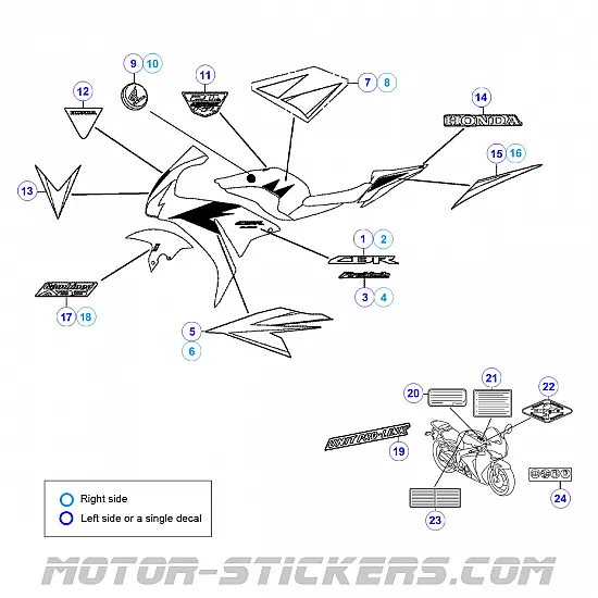 Honda CBR 1000RR Fireblade 2012