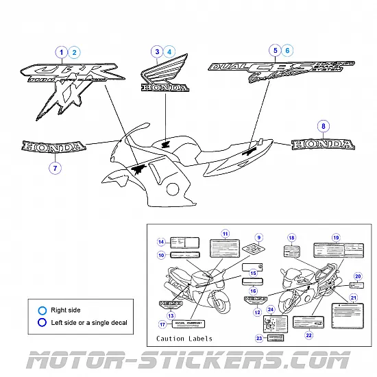 Honda CBR 1100XX Blackbird 1998