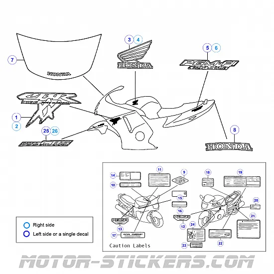 Honda CBR 1100XX Blackbird 2000