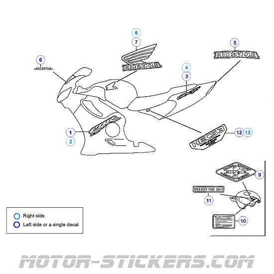 Honda CBR 600F 2001-2002