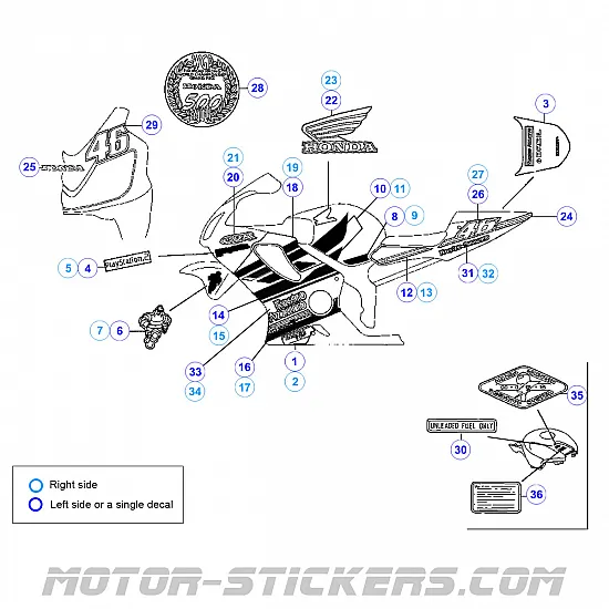 Honda CBR 600F Rossi 2002
