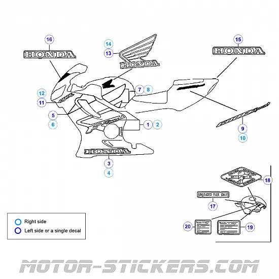 Honda CBR 600F Sport 01-2002