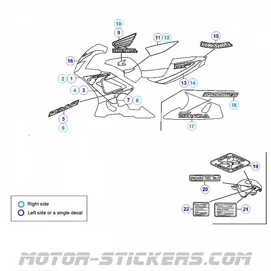 Honda CBR 929RR Fireblade 2001