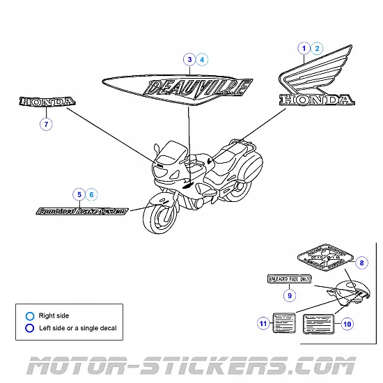 Honda NT 650V Deauville 1998-1999