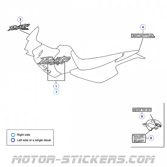Honda NX 650 (NX 500) Dominator 1998-2001