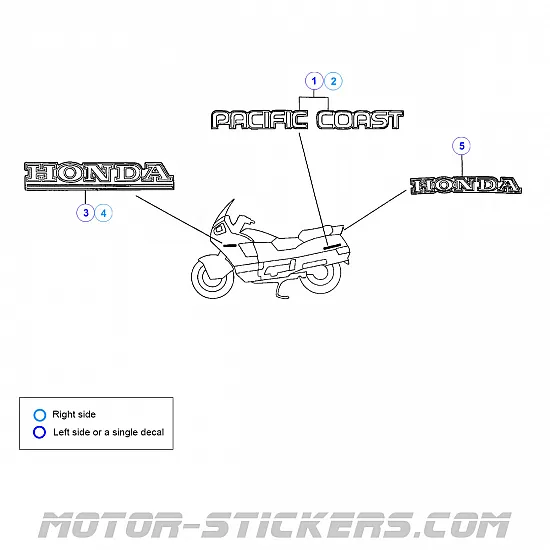 Honda PC 800 Pacific Coast 1989