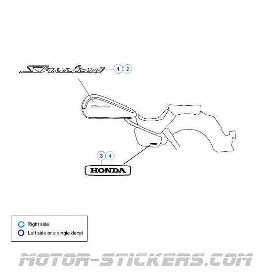 Honda VT 750 Shadow Aero 2008