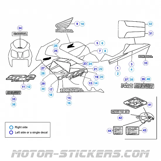 Honda VTR 1000 SP-2 2002-2004