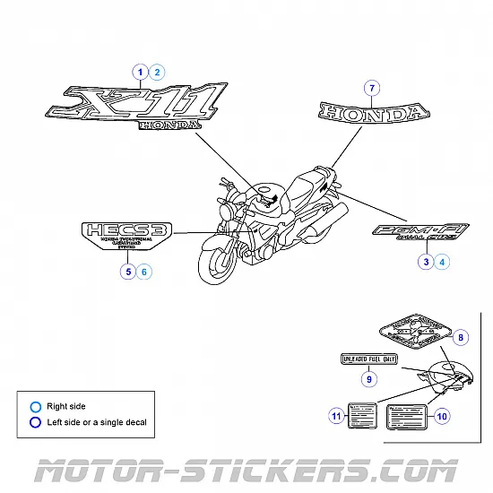 Honda CB 1100 X11 2000-2001
