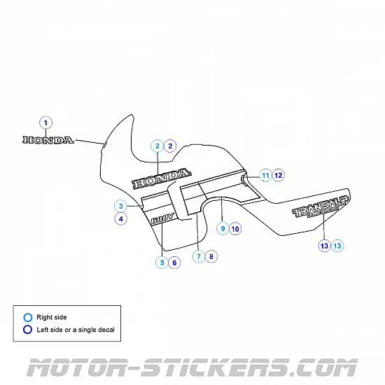 Honda XL 600V Transalp 1987-1988
