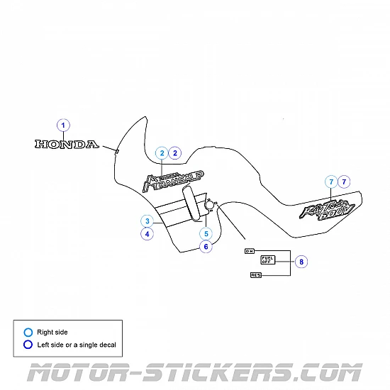 Honda XL 600V Transalp 1991
