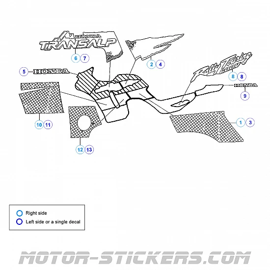 Honda XL 600V Transalp 1997-1999