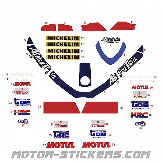 Honda XRV 650 Africa Twin Marathon Tribute 1988