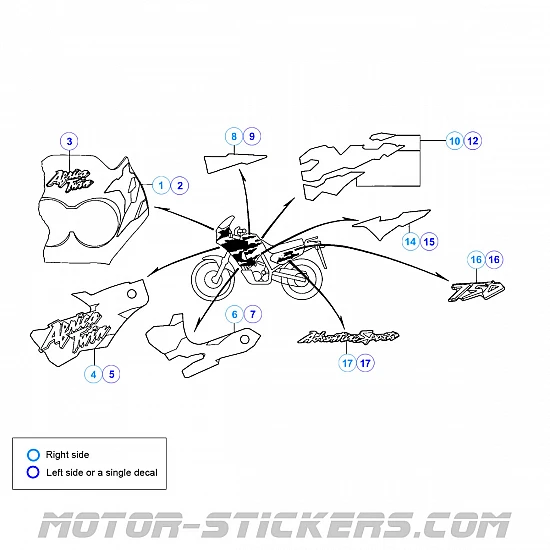 Honda XRV 750 Africa Twin 1996